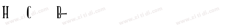 Halvett Compressed B字体转换